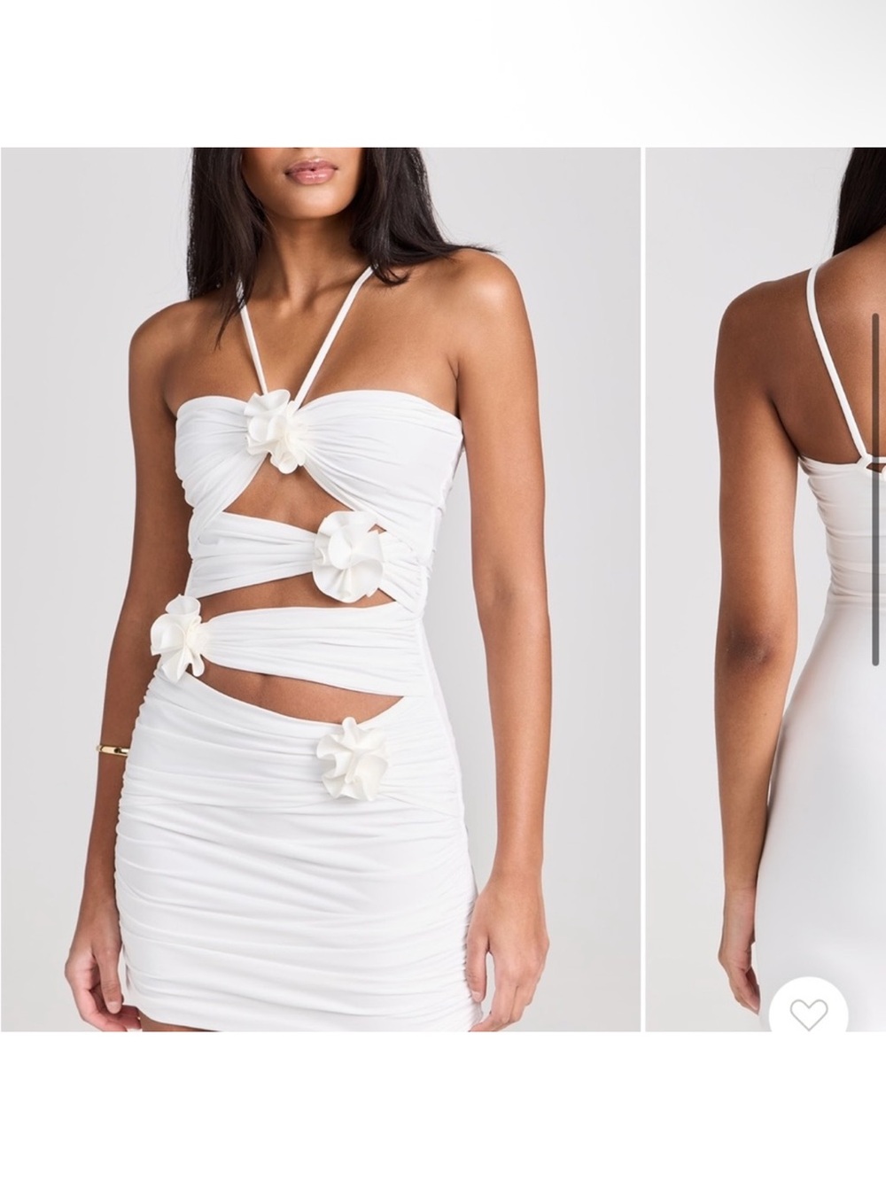NWT Maygel Coronel Coari Dress Off White Mini -  Veranera Dress- OS